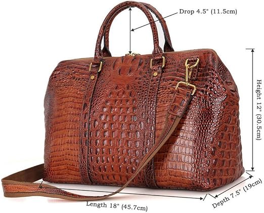 alligator duffle bag