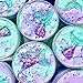 Fairy Fluffy Crystal Cloud Slime Putty 2 Pack, Mermaid Fish Tail Granule Shape Slime 60ml + 80ml Fairy Fluffy Random Unicorn Cloud Putty Scented Stress Clay Toy for Kids and Adults - iWeller.