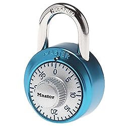Master Lock Light Blue Gym Locker Lock, Indoor