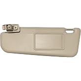 Sun Visor Compatible with Fiat 500 2012-2019 without Sunroof OE Quality 2M PLASTIC (Beige Left - Driver)