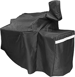 Uniflasy Waterproof Grill Cover for Green Mountain Grills GMG Daniel Boone Prime for DB Prime WiFi Smart Control Grills 600D Heavy Duty Pellet Grill Cover
