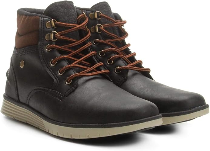 bota cano curto walkabout cadarço corda bergue masculina