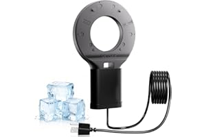 GANGGEND 250W Utility De-Icer Submergible Cast Aluminum Chicken Water Heater for Livestock Tank Heater Bird Bath Heater in Winter