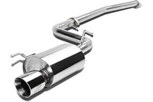 DNA MOTORING J2 Engineering J2-CBE-OS-065 Cat Back Exhaust System [Compatible with 11-16 Toyota Camry]