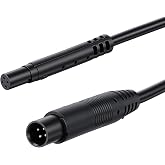 4 Pin Extension Cord Dash Cam 6.5ft Backup Camera Extension Cable Mirror Cam Extensions Adapter Wire for Car Pickup Truck SUV Trailer