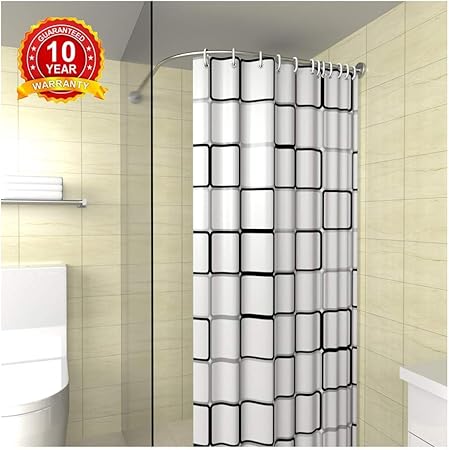 Y Only Angled Shower Curtain Rod Extendable In Stainless Steel Rod Curtain Rod Rod Curtain Rod Pressure Rod For Shower Curtain Bathroom Wardrobe A 60 To 80x60 To 80cm Amazon Co Uk Kitchen Home