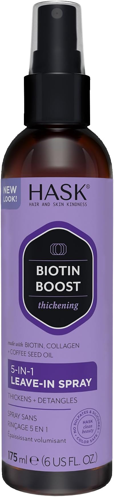 HASK Biotin 5-in-1 Thickening Leave-In Spray 1175 mL for All Hair Types