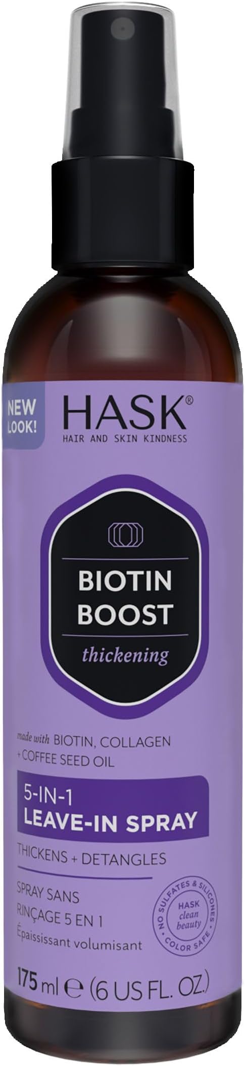 HASK Biotin 5-in-1 Thickening Leave-In Spray 1175 mL for All Hair Types