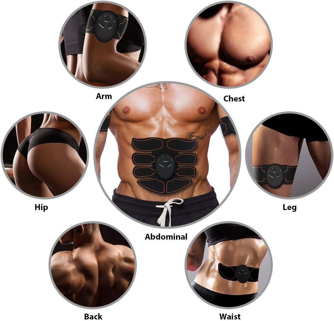 Abdominal Muscle Trainer Abs Muscle Toner Abdomen Training Abdomen Slimming Bodybuilding for Abdomen/Arm/Leg Fitness Home Office Exercise for Men Women : Sports & Outdoors