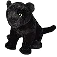 Wild Republic Jaguar Black, Cuddlekins, Stuffed Animal, 12 inches, Gift for Kids, Plush Toy, Fill is Spun Recycled Water Bottles