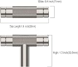 Armadeco 10 Pack 2 Inch Brushed Satin Nickel Cabinet Knobs 1 Hole view 5