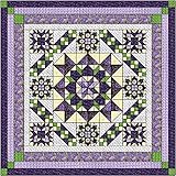 Quilt Kit Hexagon Stars, Purples/Queen