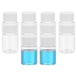 PATIKIL 10 Pcs 15ml Reagent Bottles, PET Wide Mouth