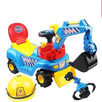 blue digger toy