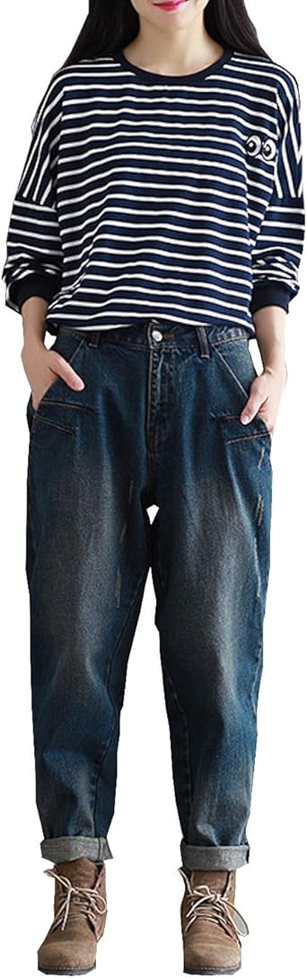 ladies multi pocket trousers