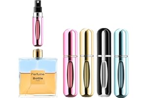 Yamadura Mini Refillable Perfume Portable Atomizer Bottle Refillable Perfume Spray, Refill Pump Case for Traveling and Outgoi