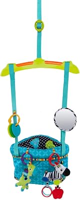 Bright Starts Bounce n Spring Deluxe Door Jumper 26 lb Seat Pad Washable view 9