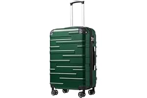 Coolife Luggage Suitcase Carry-on Hardside Travel Luggage TSA Lock Spinner Telescopic Handle