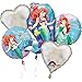 Little Mermaid Balloons - Ariel Balloon Bouquet - 5 Balloons