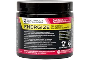 BODi Energize Pre Workout Powder - Beta-Alanine, Quercetin & Low-Dose Caffeine Formula for Enhanced Energy & Focus, Increase 