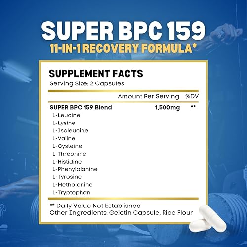 VITAPILL BPC 157 Peptide Capsules Alternative  Super BPC-159 Premium Grade  Complex Blend for Muscle, Workout and Joint Support - 60 Capsules Made in  USA in Kenya | Whizz Supplements