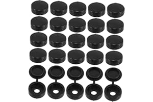 HEALEEP 100pcs Folding Screw Plastic Decorative Caps for Car Truck Accessories Effortless Installation