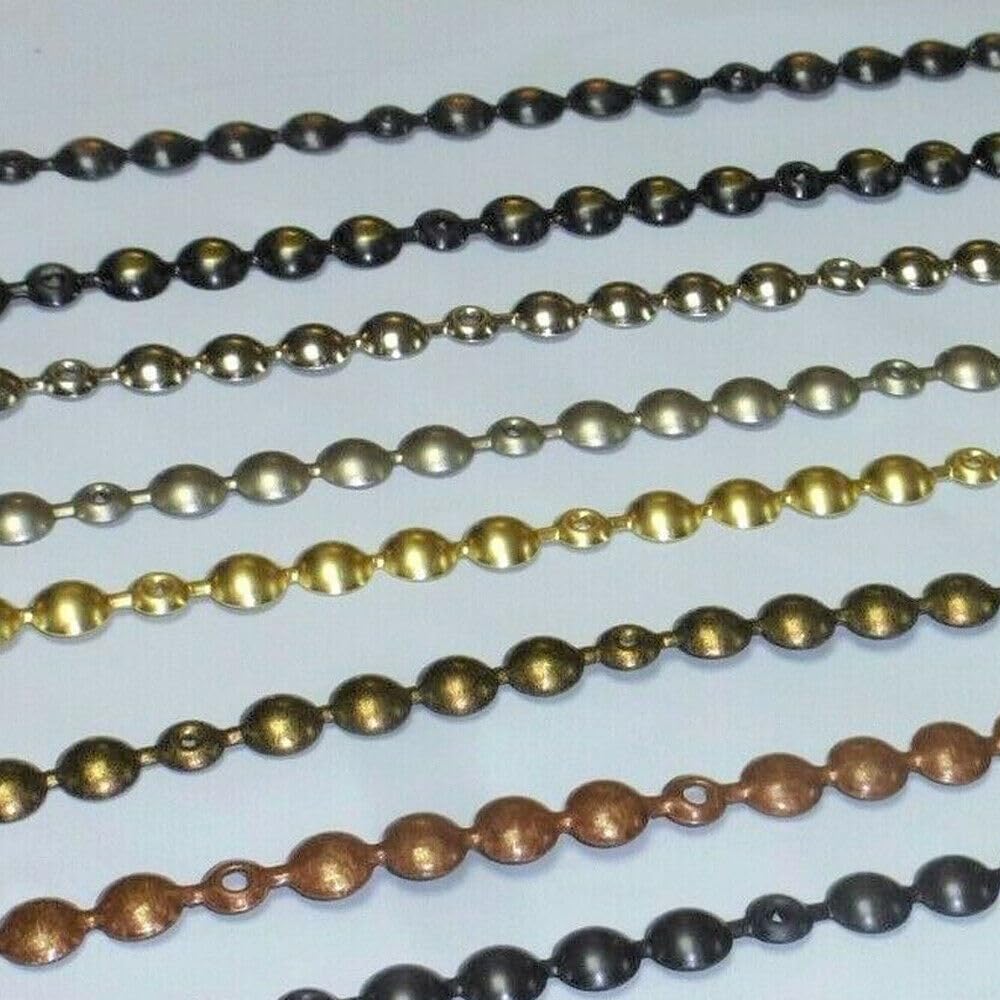 5 Meters Upholstery Nail Stud Strips Renaissance Finish Including Upholstery Nails for Sofa, Settee Or Chair (Grey)
