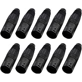 PENGLIN 10PCS RJ45 Ethercon Cable Connector,Waterproof RJ45 Mount Coupler | Metal Shielded RJ45 Ethercon Protective Cover, Sturdy die-cast housing,Fits Cat6a, Cat6, Cat5e and Cat5 Ethernet Cables