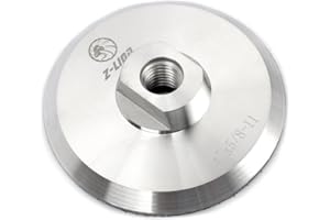 Z-LION Aluminum Backer Pad 4 Inch Hook and Loop Backing pad 5/8-11 Thread