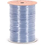 Amazon.com: Berwick Offray Royal Blue Pearlized Raffia Ribbon, 1/4 ...