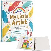 Kids Art Storage Binder &ndash; Artwork Storage for Kids, Art Portfolio Binder 8.5x11 with Protective Sleeves, School Artwork Organizer Folder, Kids Memory Keepsake Book for Drawings &amp; Crafts
