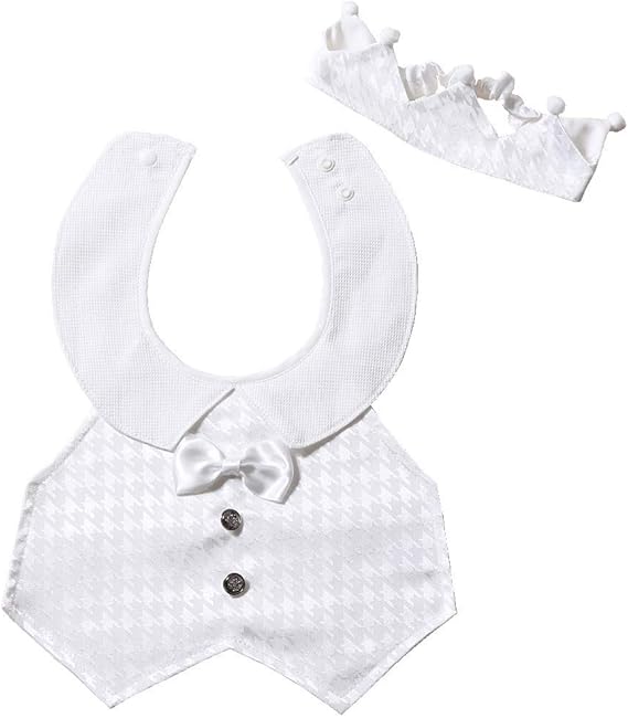 Amazon Co Jp スタイ ベビー Op Mini 男の子用 セレモニー用 ドレスアップビブ ヘアバンド お宮参り 記念日 服 ファッション小物