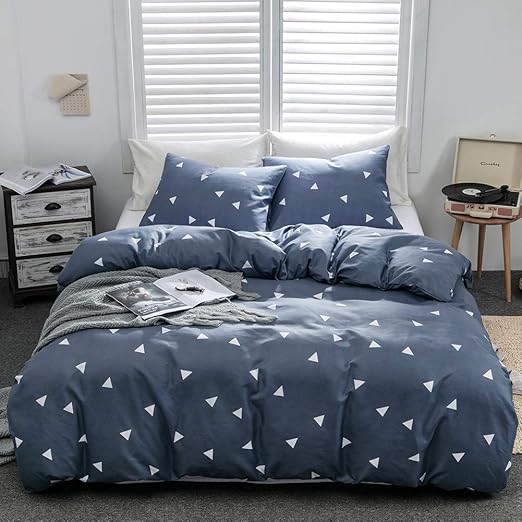 Amazon Com Argstar 3 Pcs Duvet Covers King Geometric Bedding Set