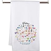 MNIGIU Texas Travel Gift Texas Kitchen Towel Texas Kitchen Decor for Housewarming Texas Souvenir Gift (Texas Towel)
