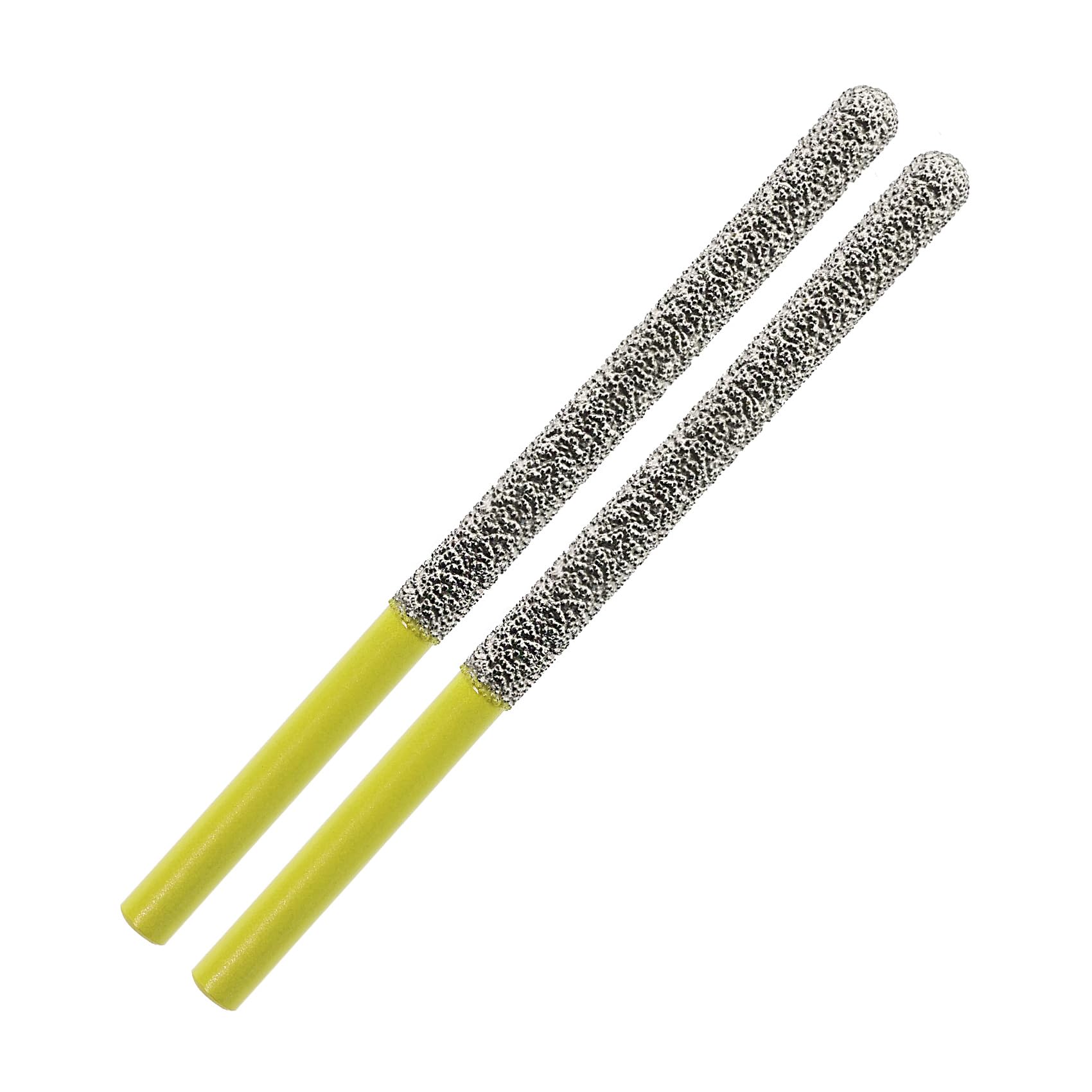 Diamond Mortar Raking Bits 2pcs 7.2x74mm Diamond Mortar Router with Round Shank for Brick Joints Mortar Removal and Tuck Pointing Masonry Stone Brick Marble SANLEETEK