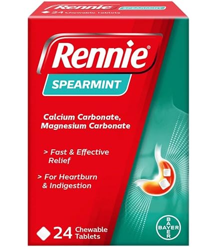 Amazon.com: Rennie Indigestion and Heartburn Relief Spearmint 96