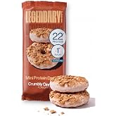 Legendary Foods Crumbly Cinnamon Protein Donuts, Protein Bar Alternative | Healthy Protein Snacks for Adults, Kids, Diabetic Friendly Keto Snack, Gluten Free Breakfast Bars