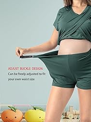 Rnxrbb 3 Piece Postpartum Nursing Pajamas Set
