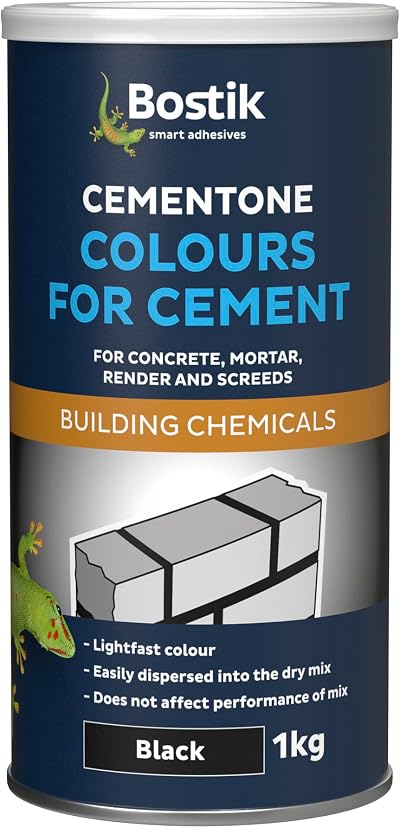 Bostik Colours for Cement Black 1kg Intermixable Colour for Concrete