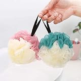 Omenluck 2Pcs Bath Flower Ball Loofah Mesh Stretchable Adult Body Deep Cleaning view 2