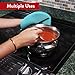 The Ultimate Silicone Oven Mitts / Pot Holders. Unique Design Makes These Kitchen Mittens Heat Resistant Up To 500°F, Non-Slip & Flexible for the Highest Protection & Performance (Teal, 1 Pair)
