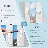 AOSITE Window Safety Lock 4 Pack Self Adhesive UPVC Child Safety Lock view 7