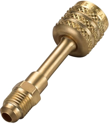 Yellow Jacket 30460 A2L Refrigerant Charging Hose - 60ft, Left-Hand To Right-Hand, 45° Fitting With Ball Valve