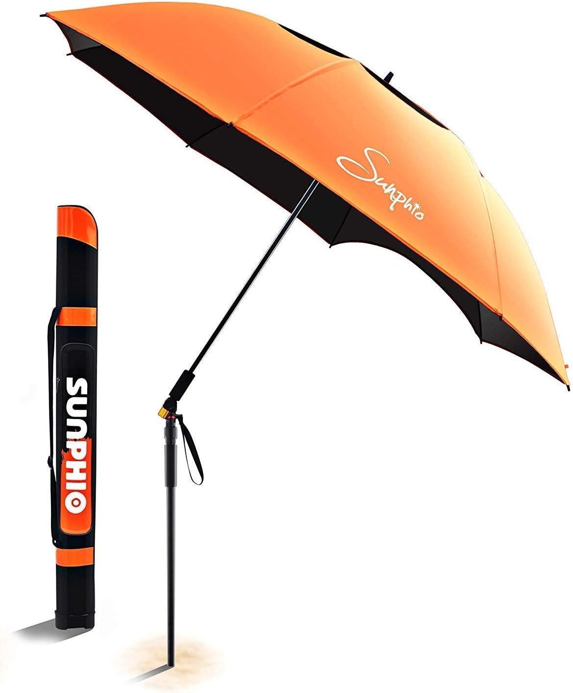 Parapluie Pliant De Voyage - Anti-UV Et Imperméable, Léger, Compact (16.5x6.5x5 Cm), Pour Randonnée, Camping, Concerts