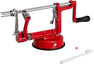 SEOONA Apple Peeler, 3 in 1 Aluminum Alloy Apple Slicer Corer, Fruit Slicer Kitchen Tool, With Countertop Suction Cup and Suitable for Apple, Pear, Potato