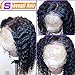 13x6 Lace Frontal Wigs for Black Women Pre Plucked Lace Wig Glueless Brazilian Remy Human Hair Wigs with Baby Hair (12 inch, 300% Density 360 Lace Frontal)