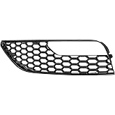 VekAuto 1pc Fog Light Grill for Audi A3 2012-2016 Durable ABS Black Front Left Front Lower Bumper Fog Light Cover Inserts