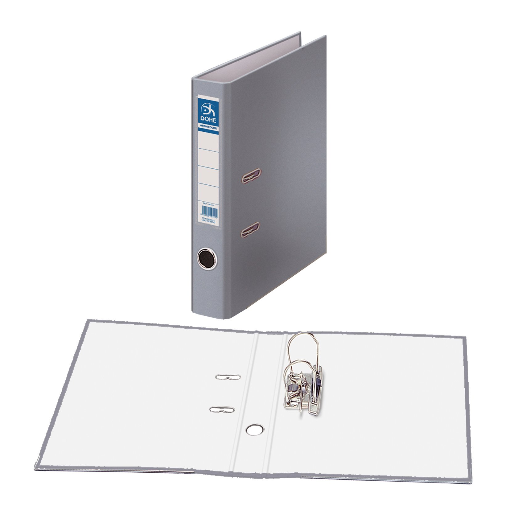 dohe archicolor – A4 Folder, Narrow Spine, Grey