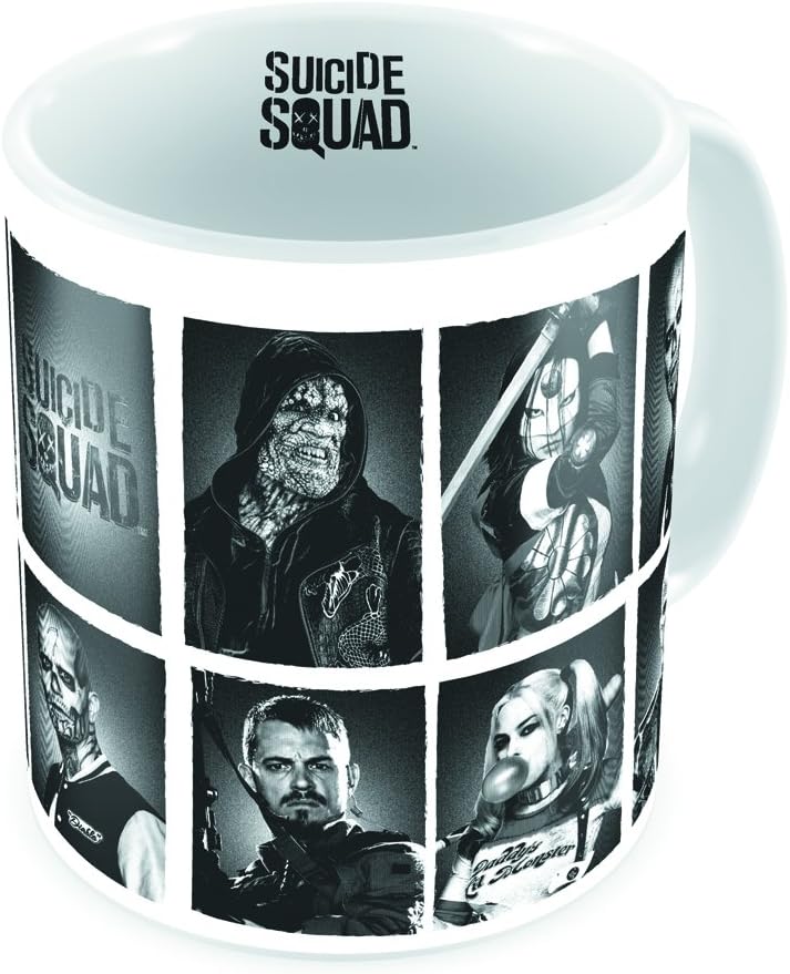 SD toys Suicide Squad Taza, Cerámica, Blanco, 13 cm: Amazon.es: Hogar