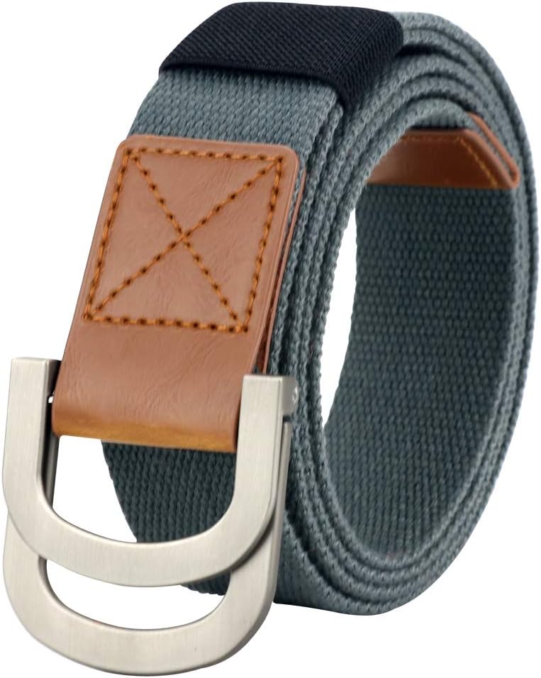 Maikun Belts Military Web Canvas Double D-Ring Buckle Tactical Belt